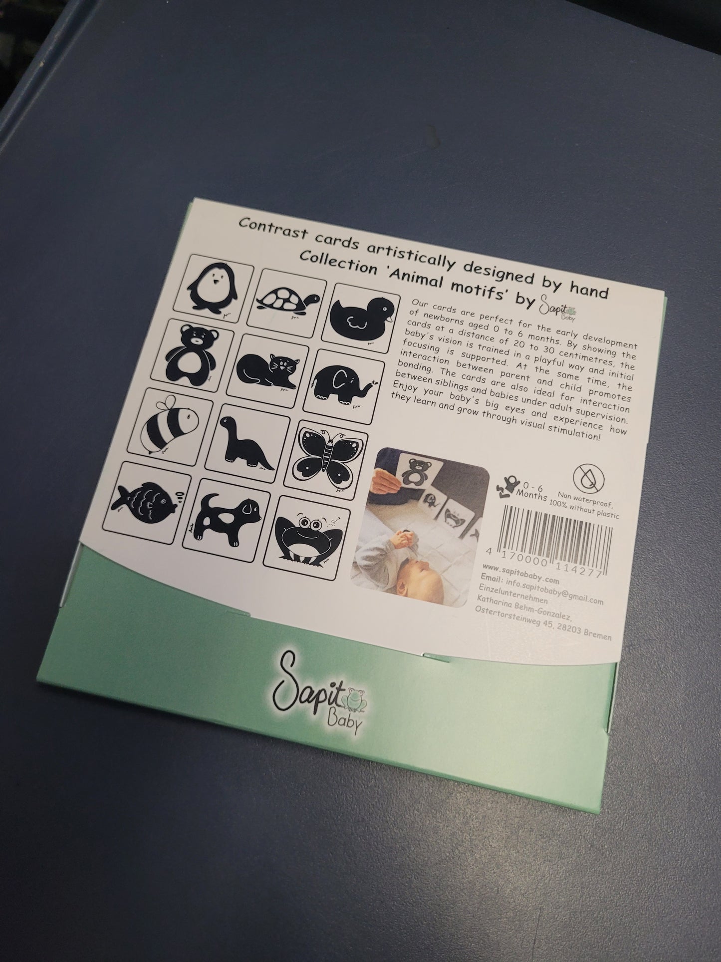 (English) Baby Contrast Cards