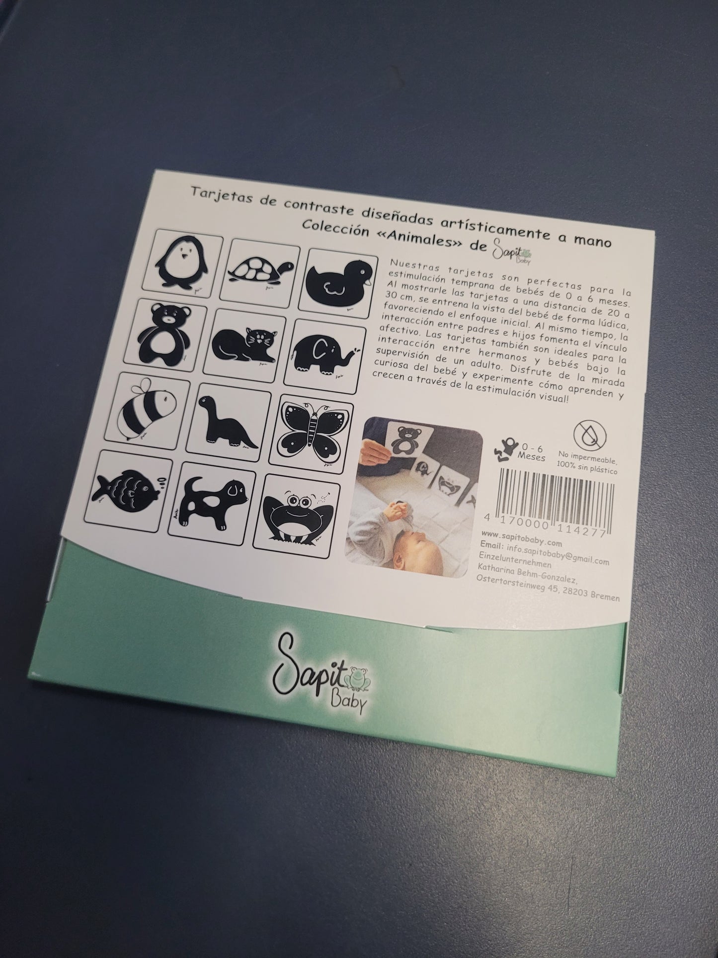 (Español) Baby Tarjetas De Contraste