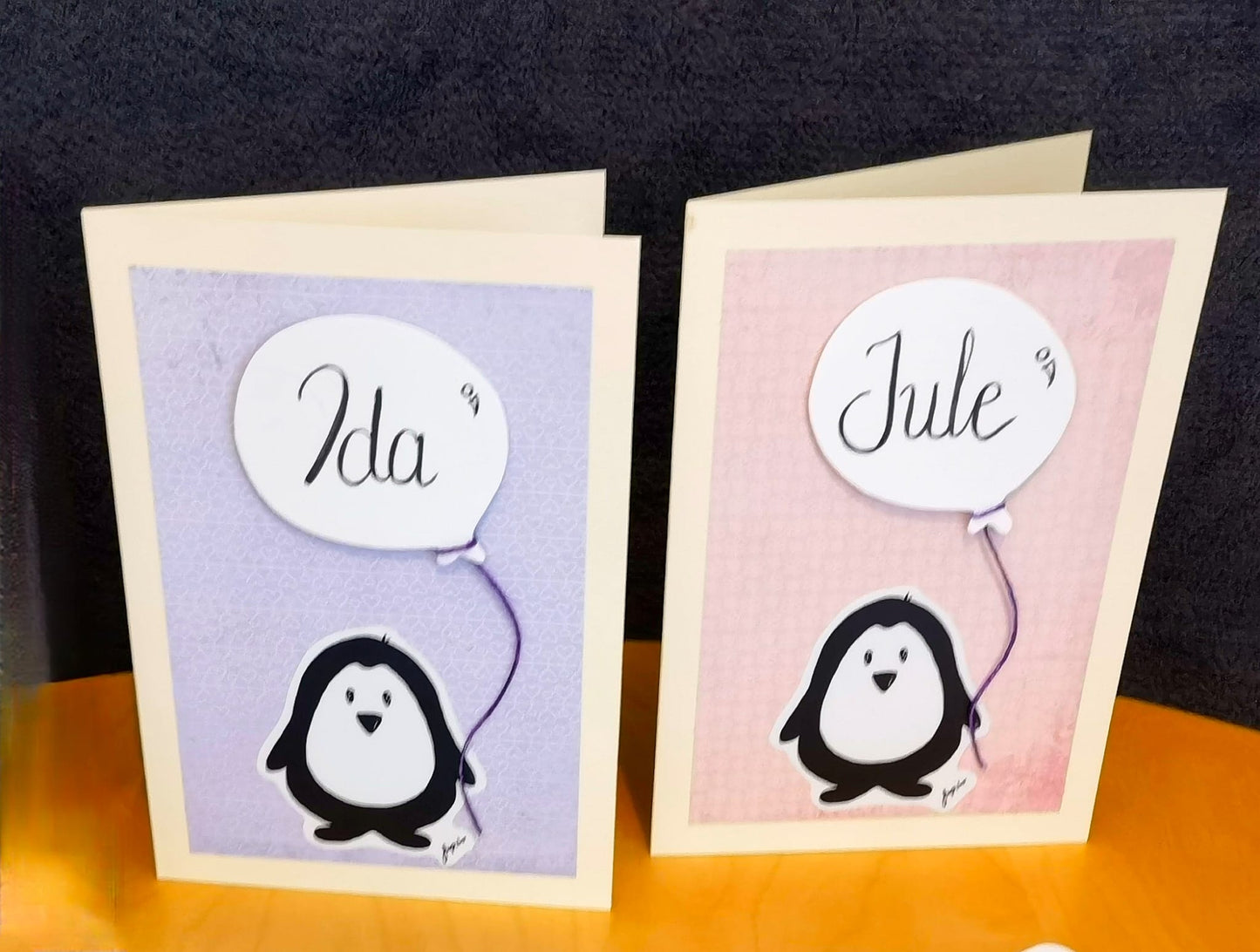 Individualisierte Karte mit Namen für Babys/ Neugeborene - Perfekt als Ergänzung zu den Kontrastkarten