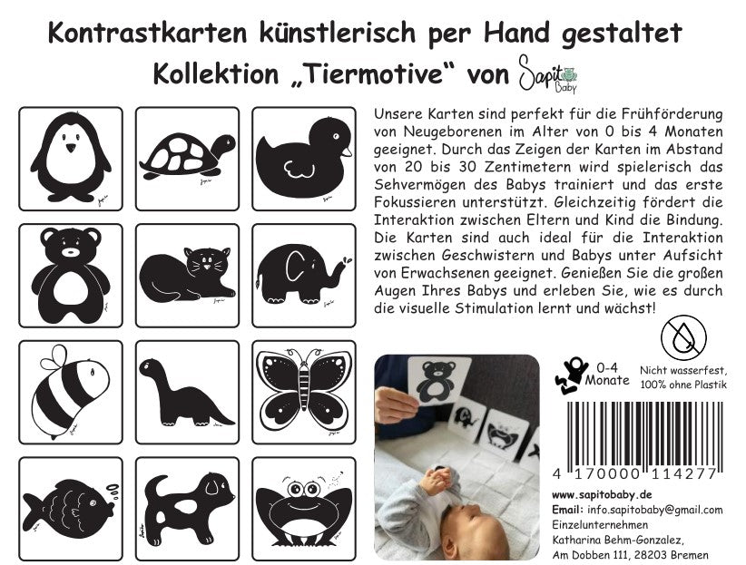 Baby Stimulationskarten/ Kontrastkarten